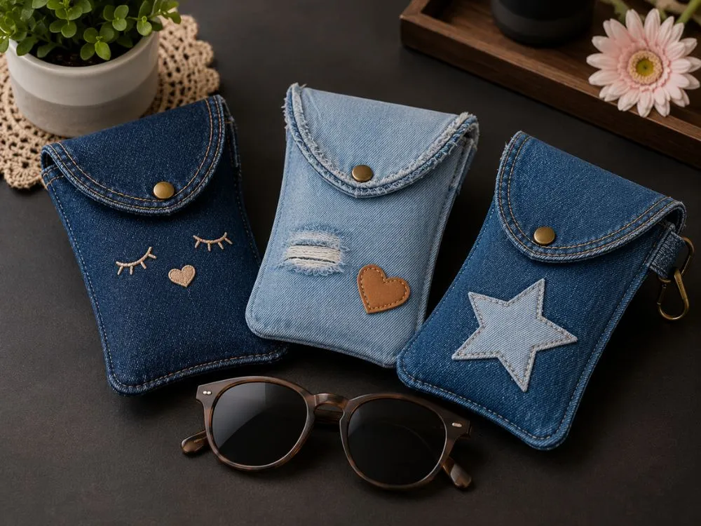 Denim Sunglasses Cases