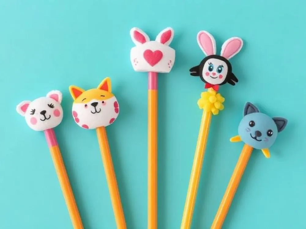 DIY Pencil Toppers