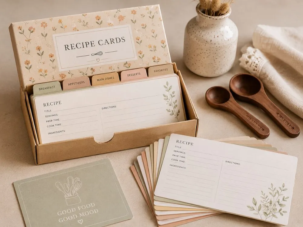 DIY Recipe Card Set