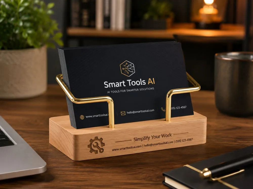 Engraved Business Card Holder