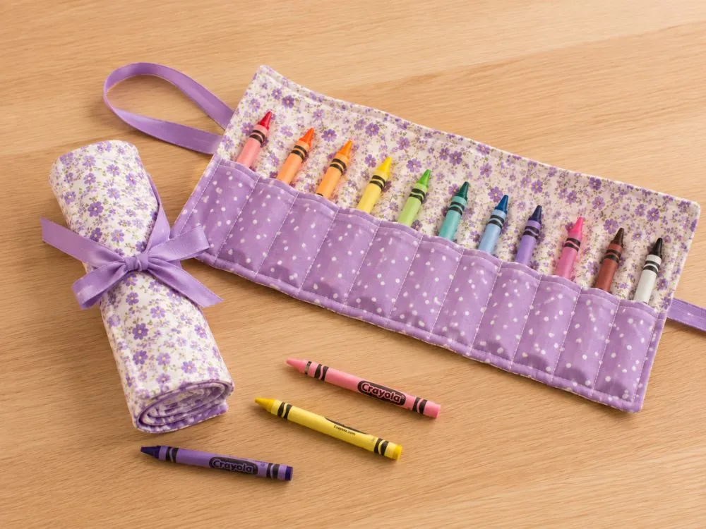 Fabric Crayon Rolls