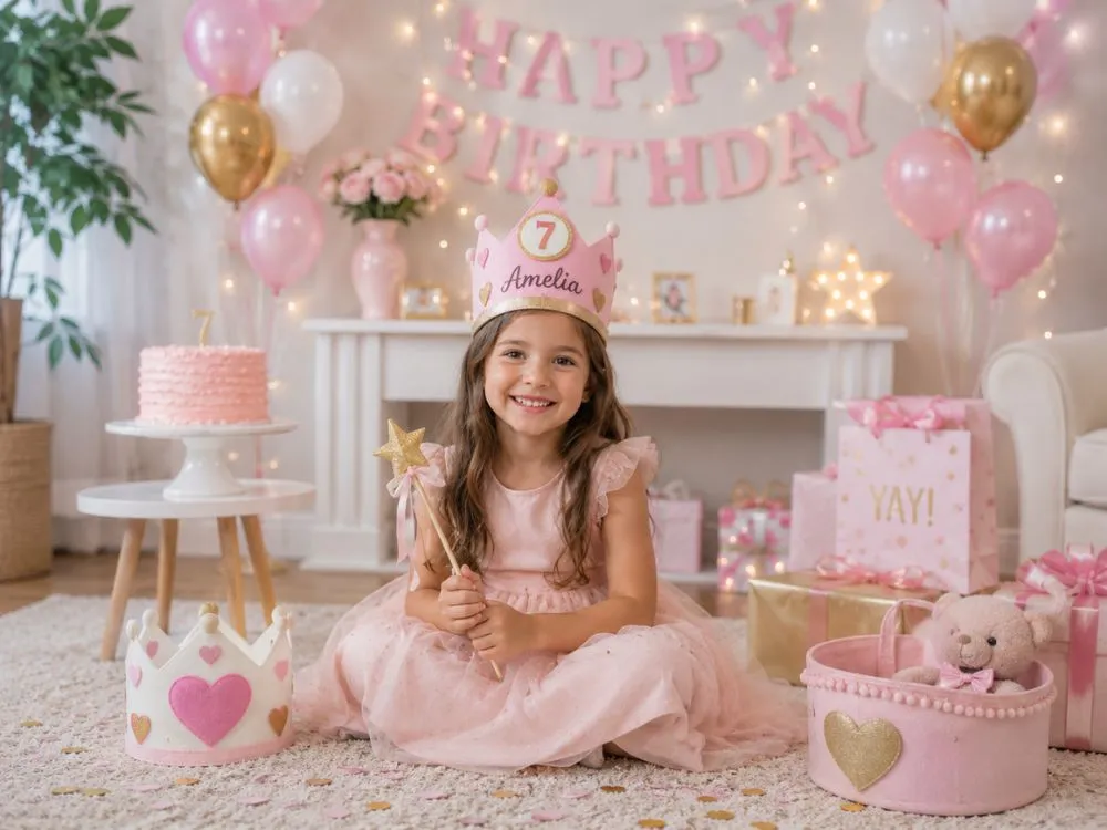 Felt Birthday Crown Set