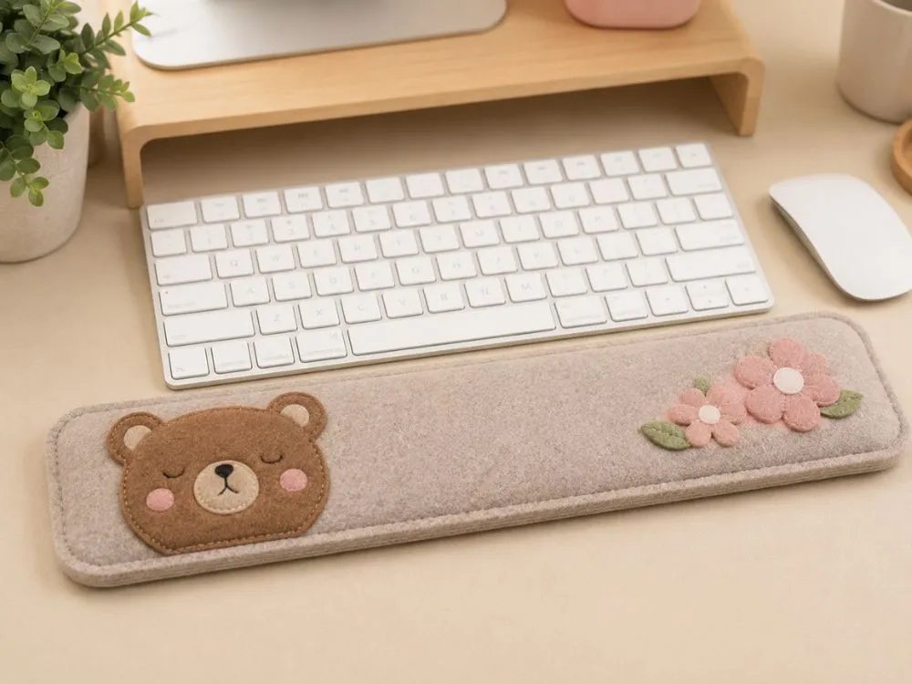 Felt Keyboard Wrist Rest
