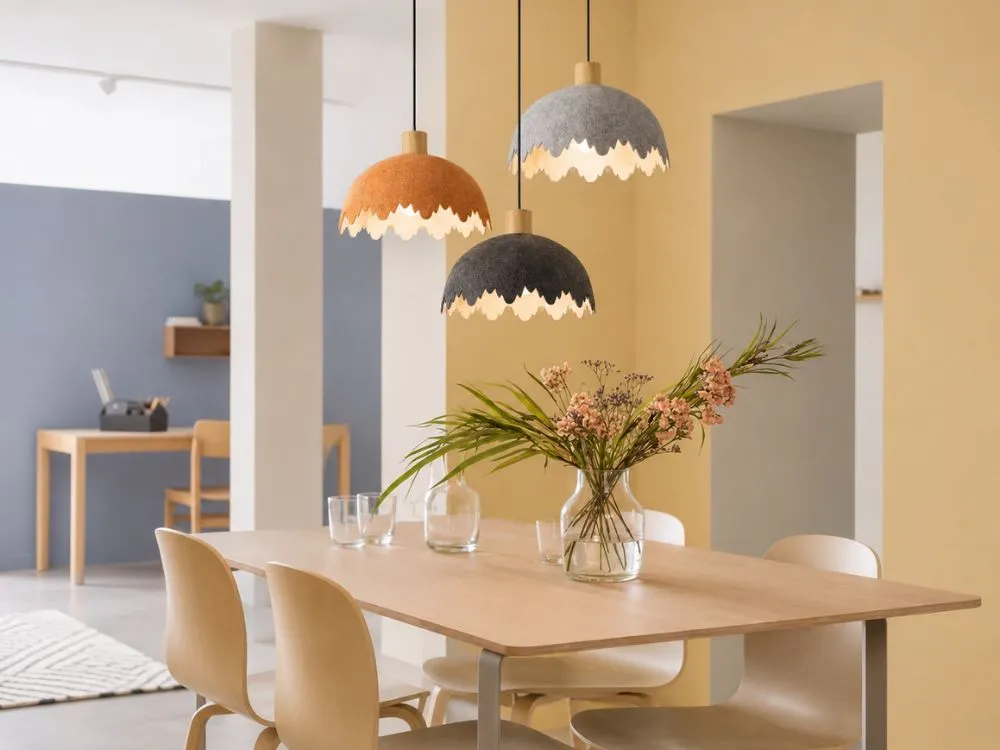 Felt Pendant Light Shades