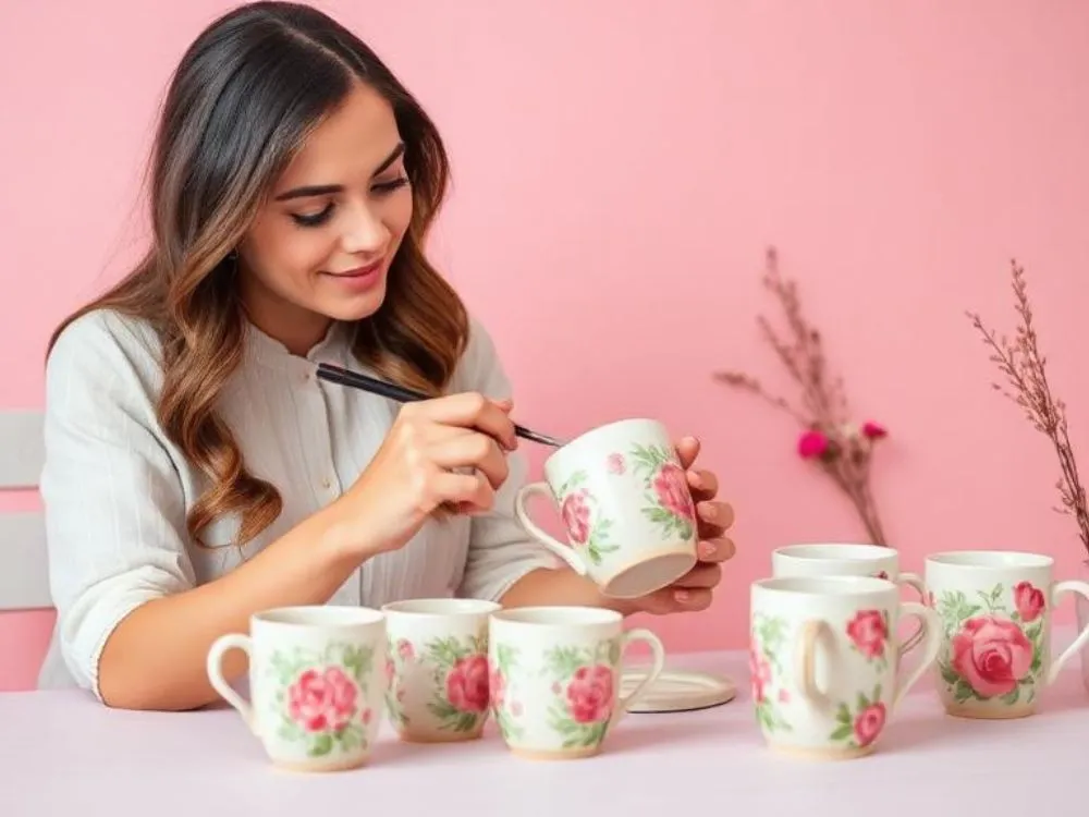 Hand-Painted Mugs