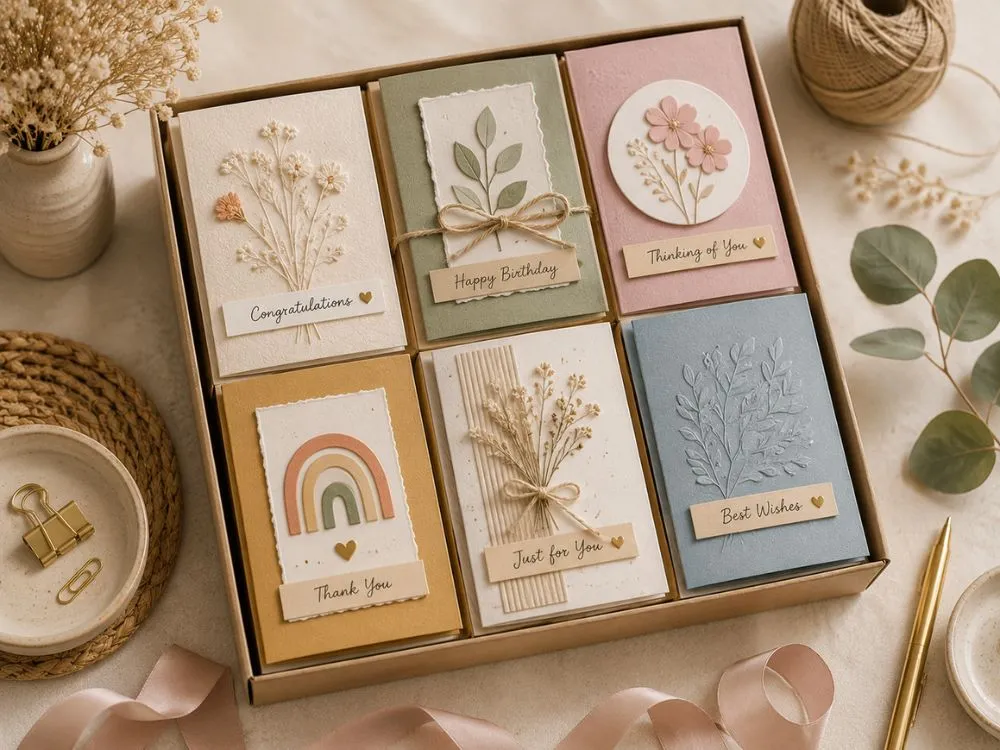 Handmade Greeting Card Set