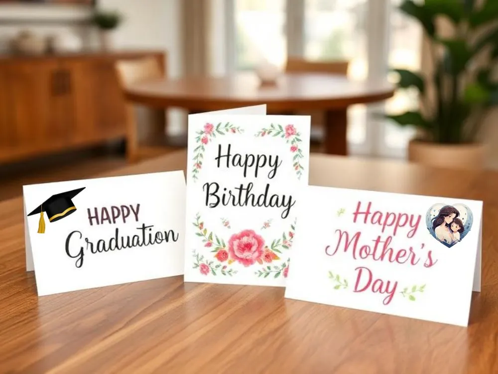 Modern Handmade Greeting Cards