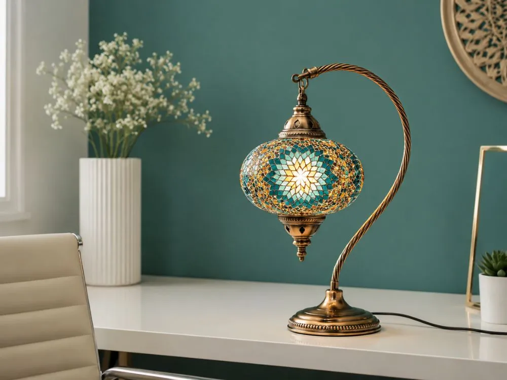 Handmade Mosaic Desk Lamp
