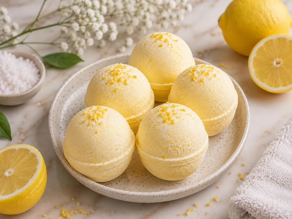 Lemon Bath Bombs