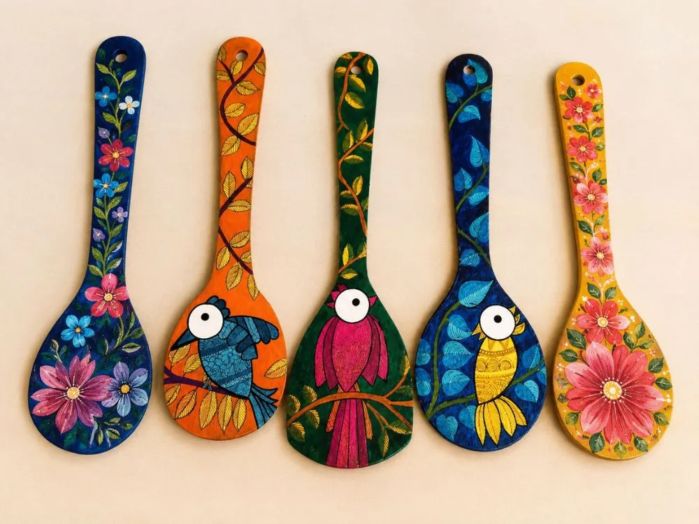 Painted Wooden Spoons