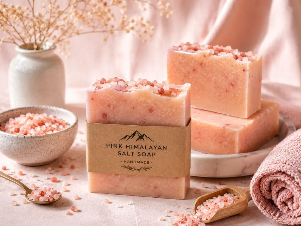 Pink Himalayan Salt Soap