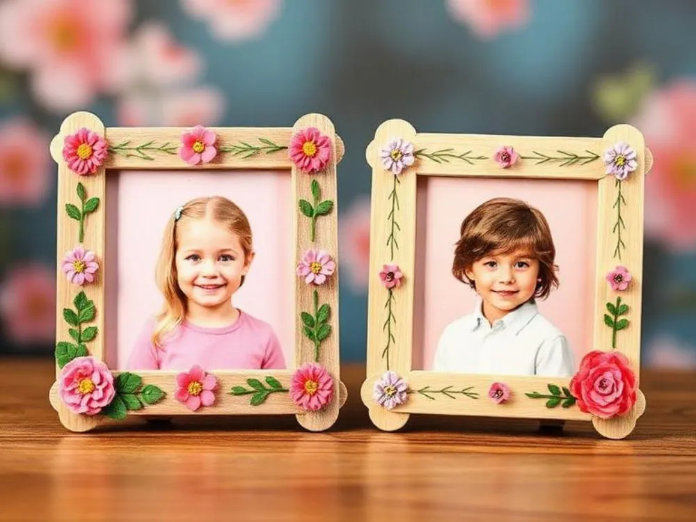 Popsicle Stick Picture Frame