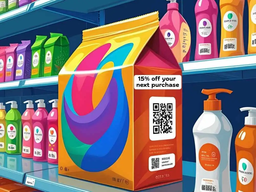 QR code on Packaging