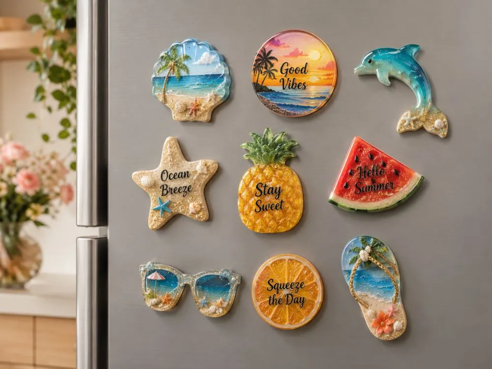 Resin Fridge Magnets