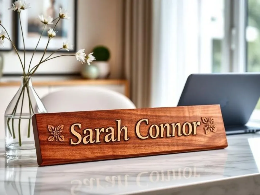 Wooden Personalized Name Plaque