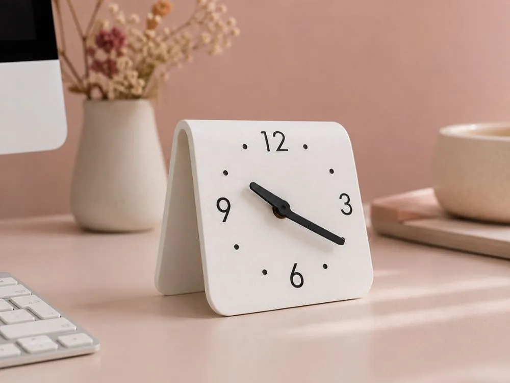 3D-Printed Mini Desktop Clock