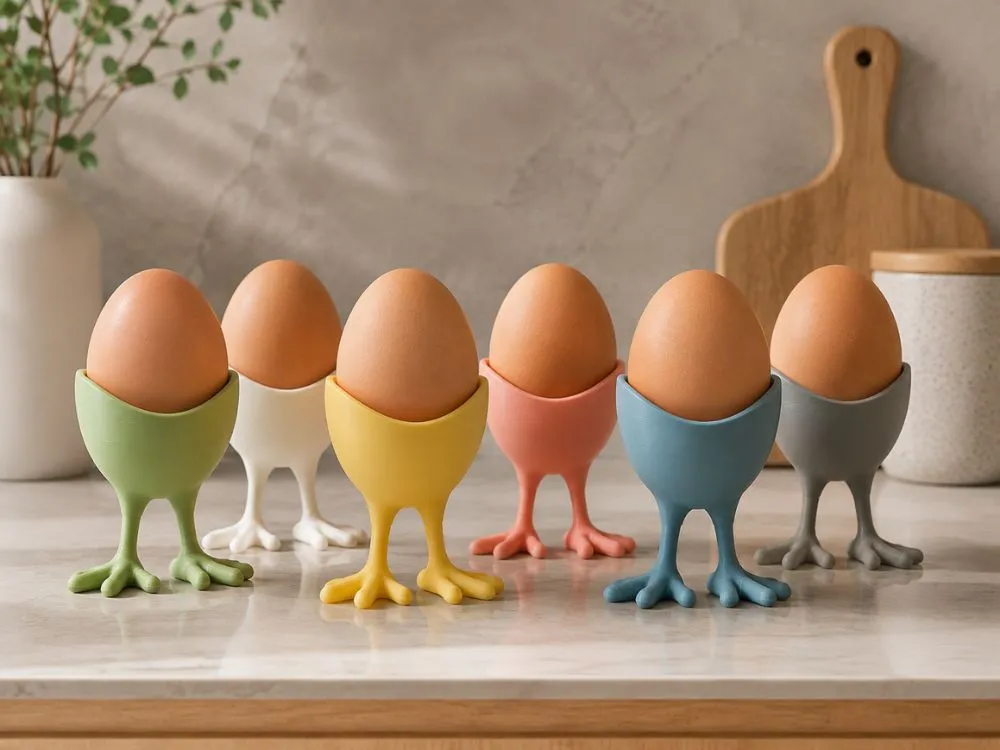 3D Printed Modern Egg Holders