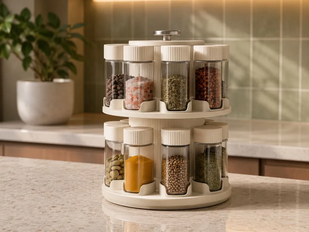 3D Printed Rotating Spice Rack