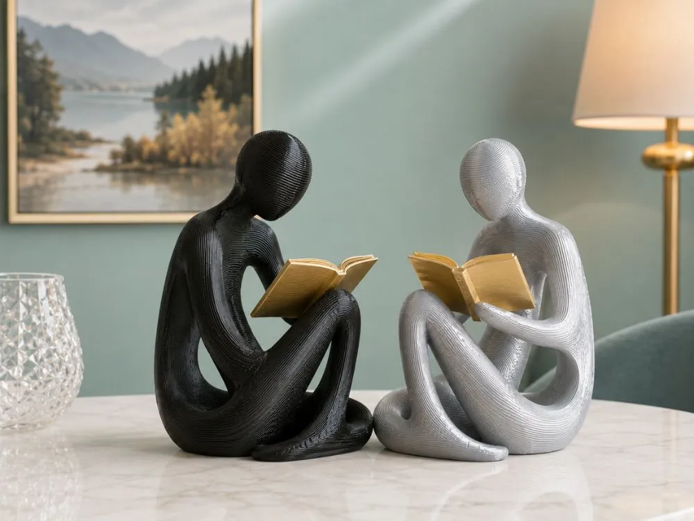 Abstract Reading Figurines