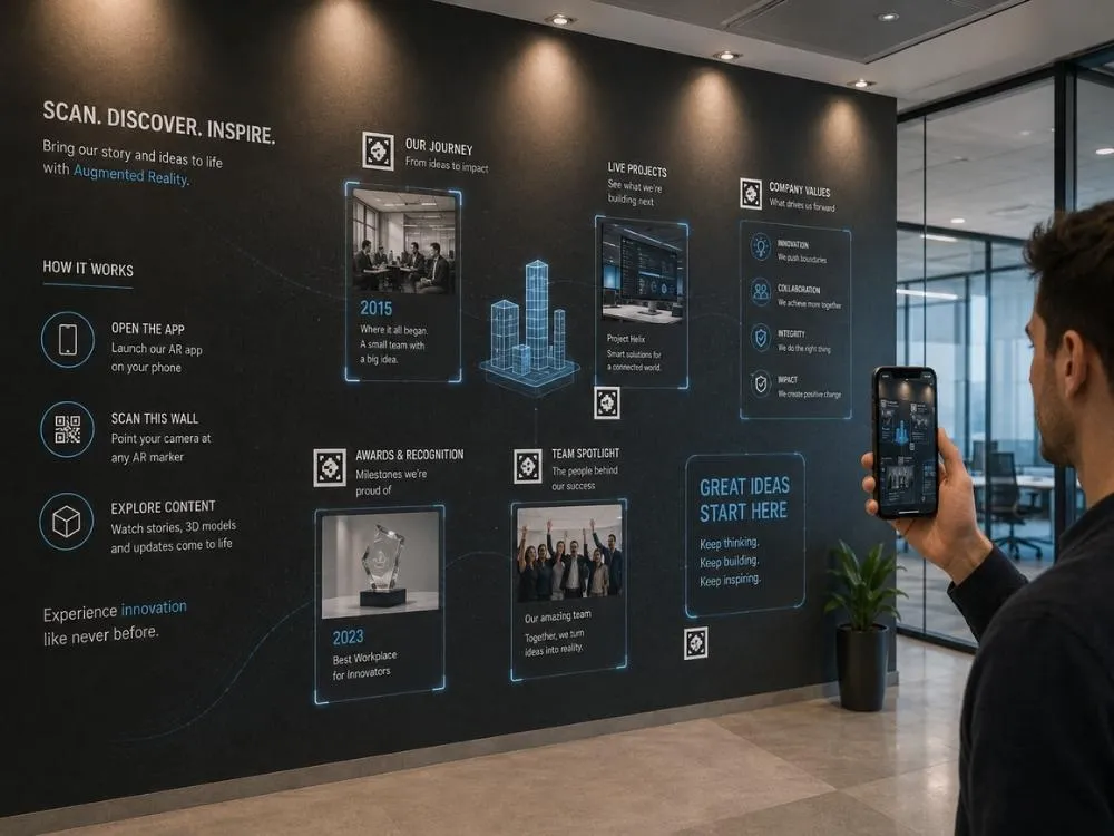 Augmented Reality (AR) Wall