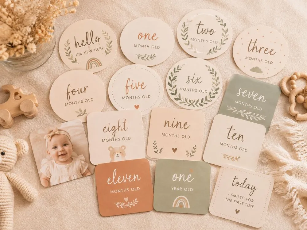 Baby Milestone Cards