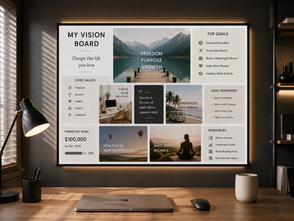 Digital Vision Board