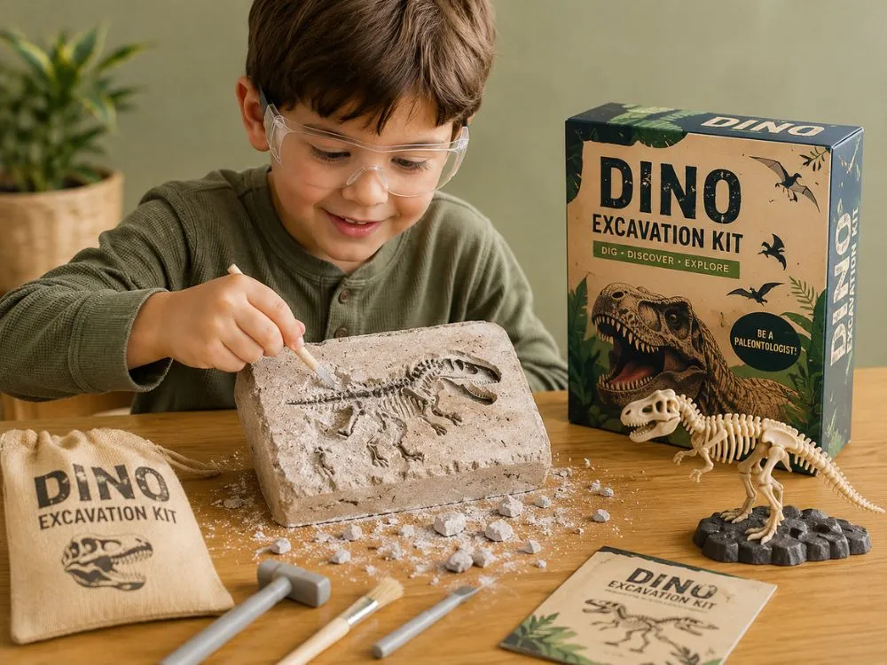 DIY Dinosaur Excavation Kit