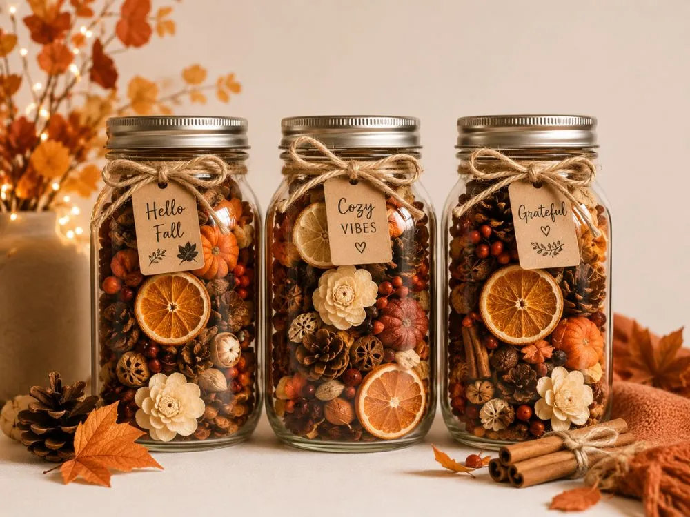 Fall Potpourri Jars
