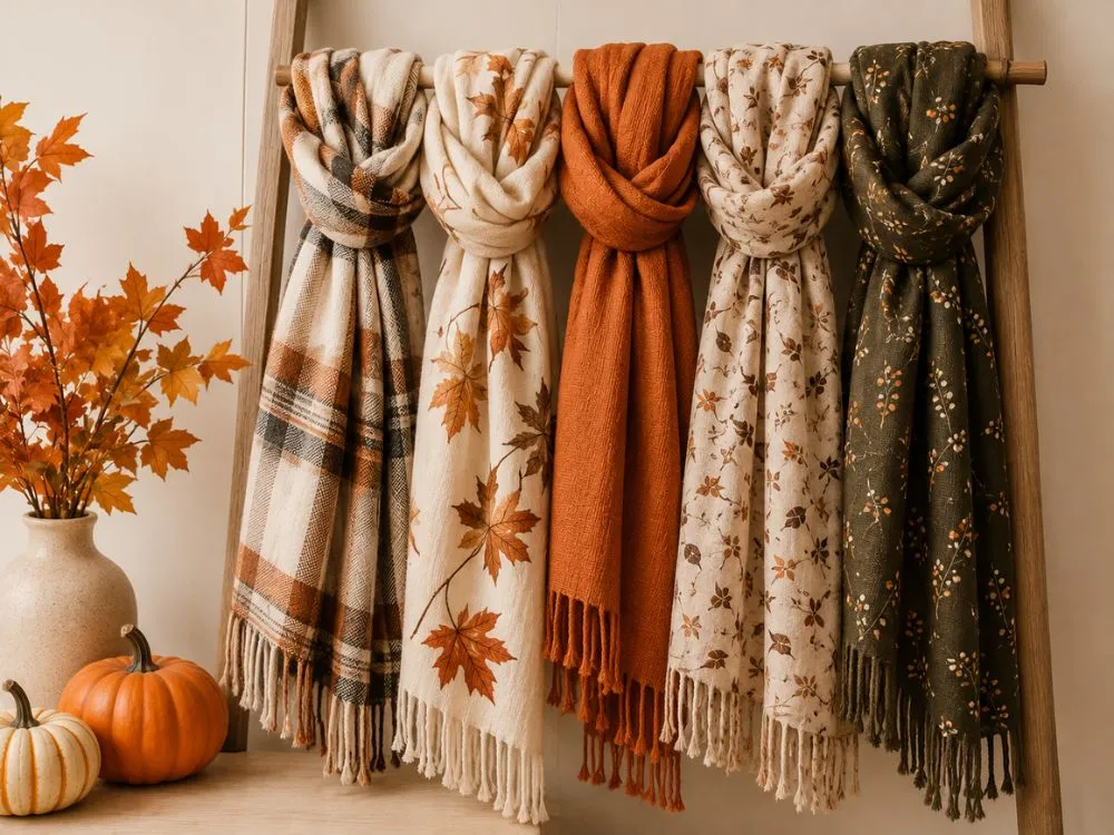 Fall-Themed Scarves