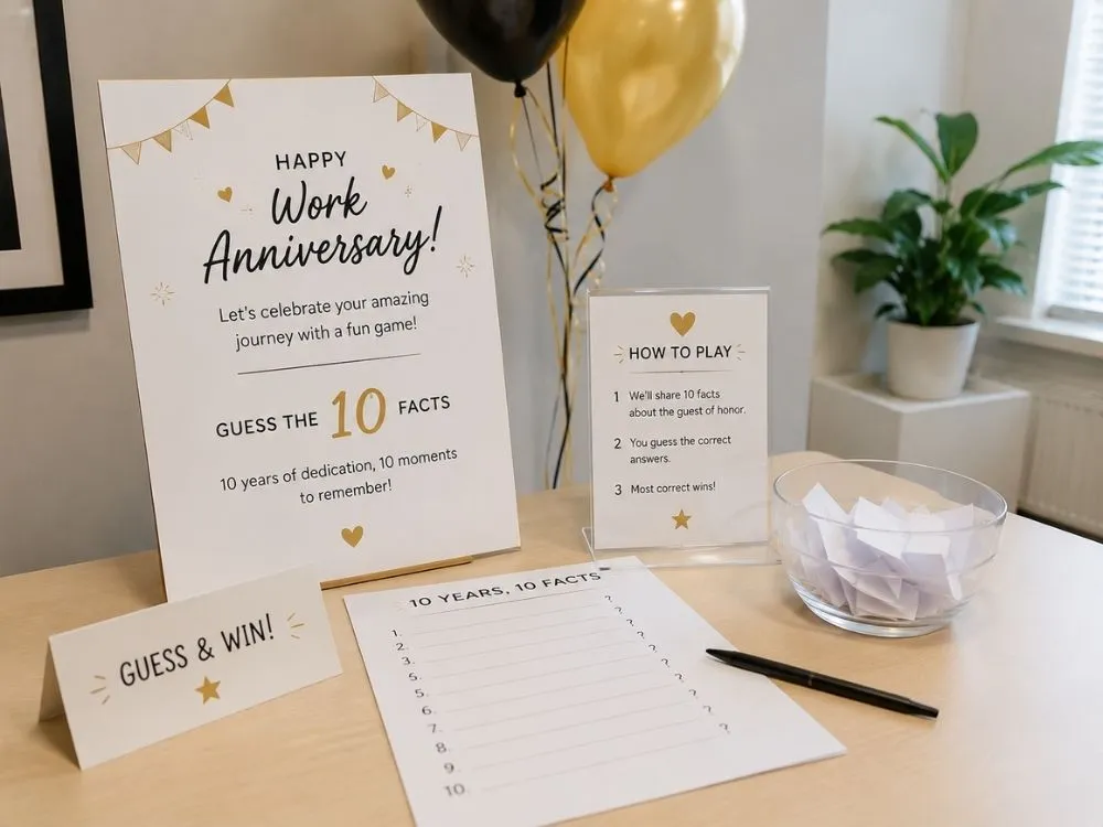 Fun Number-Based Anniversary Game