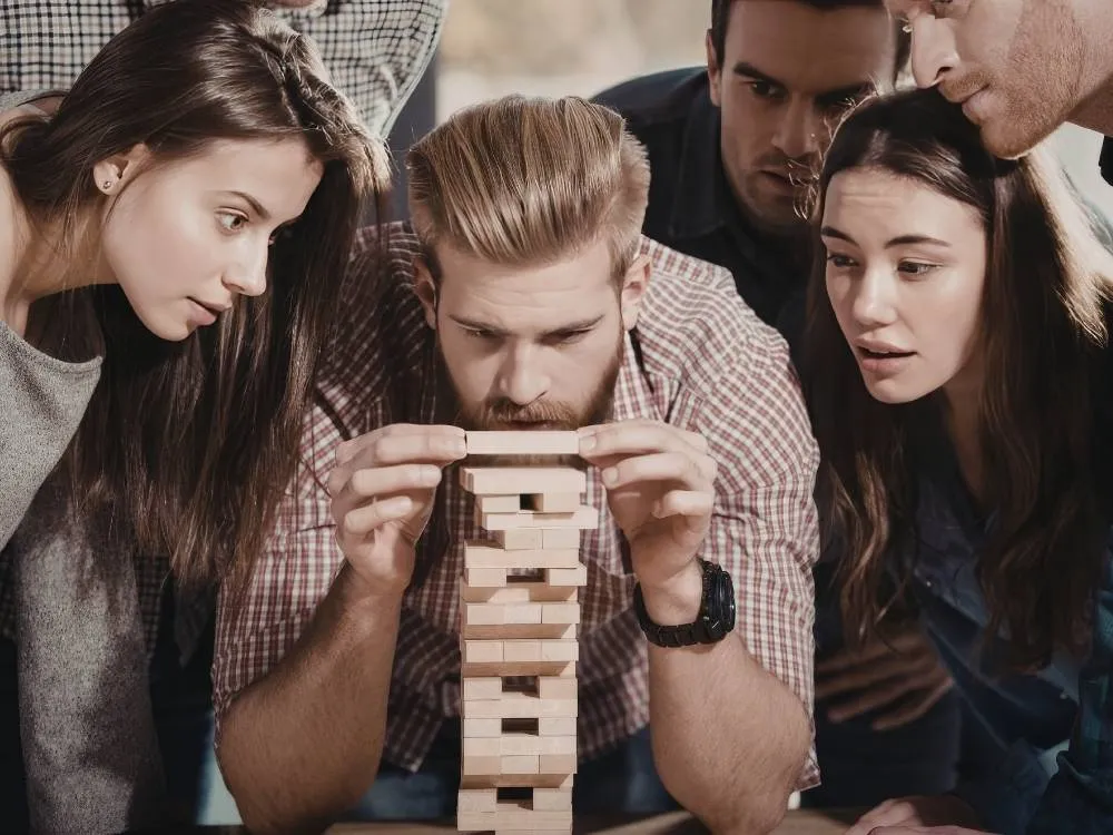 Giant Jenga Tournament