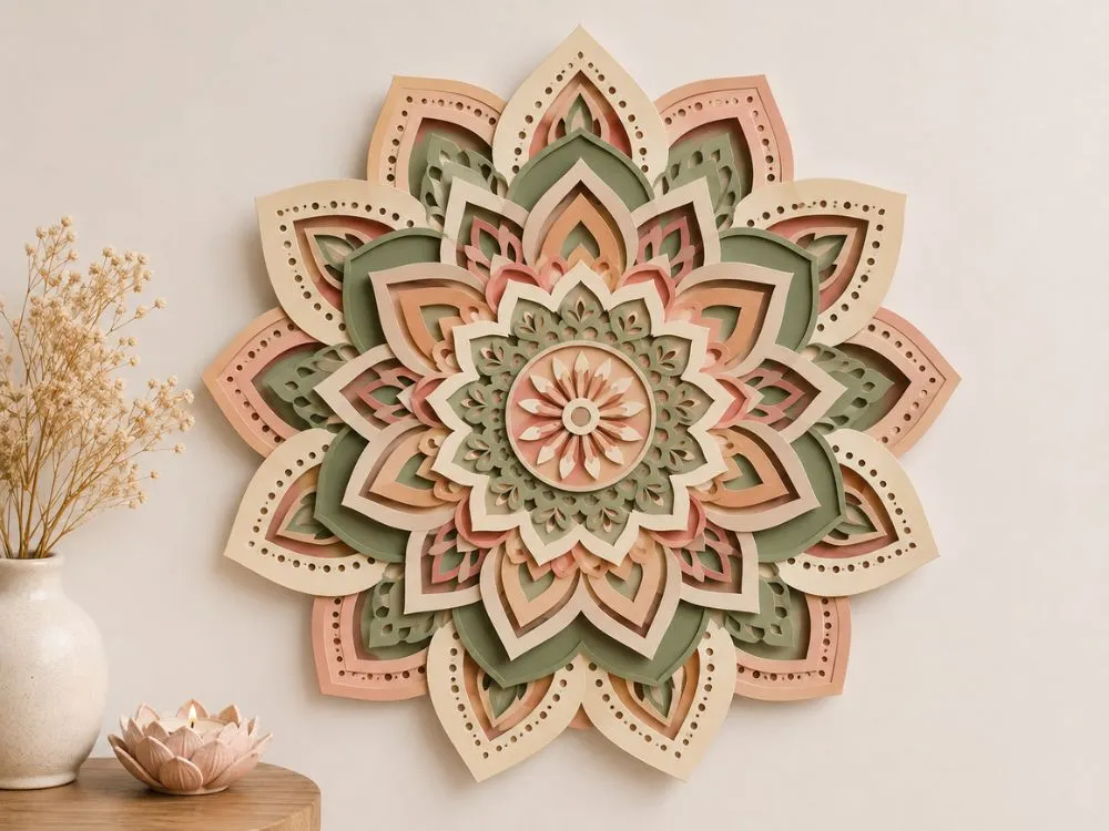 Layered Paper Mandala