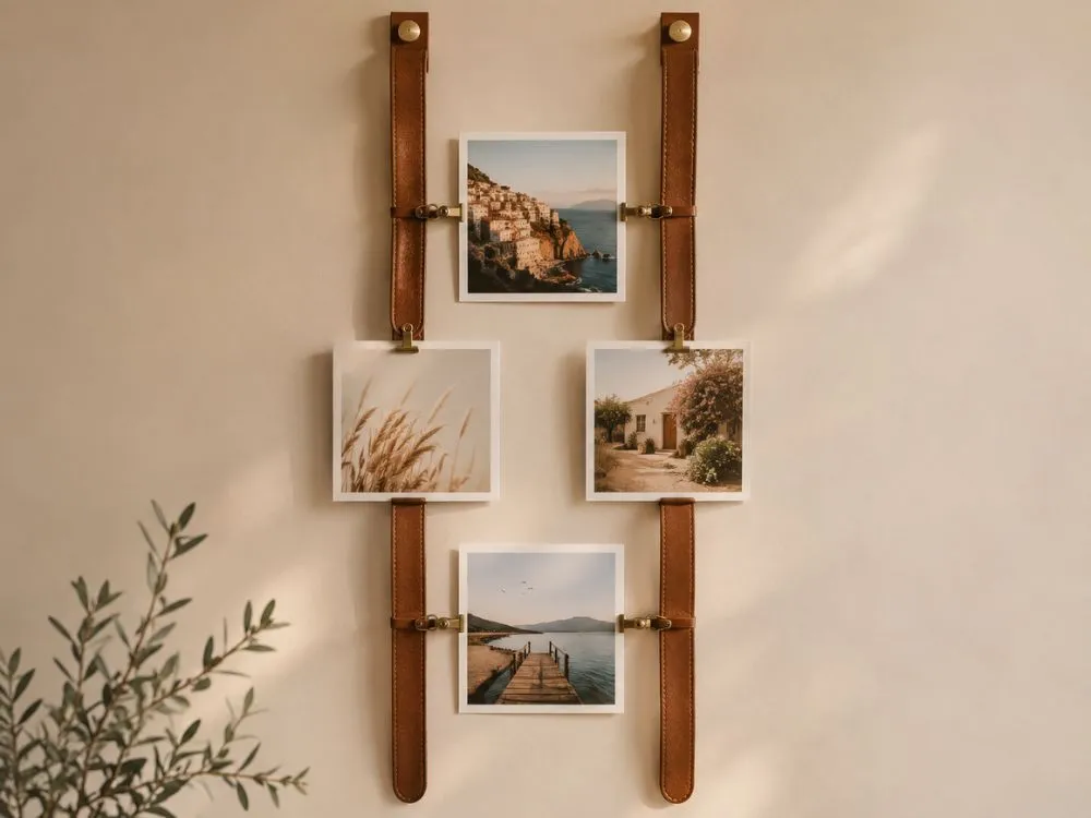 Leather Photo Display Strap