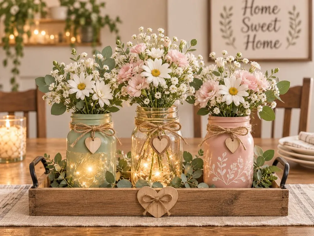 Mason Jar Centerpieces