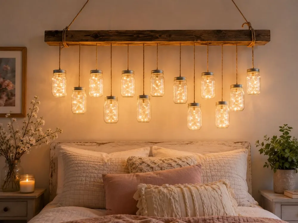 Mason Jar Light Art