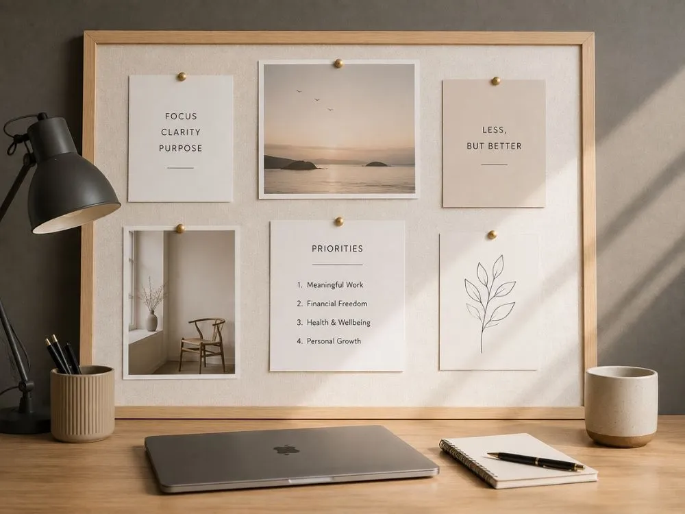 Minimalist Vision Board