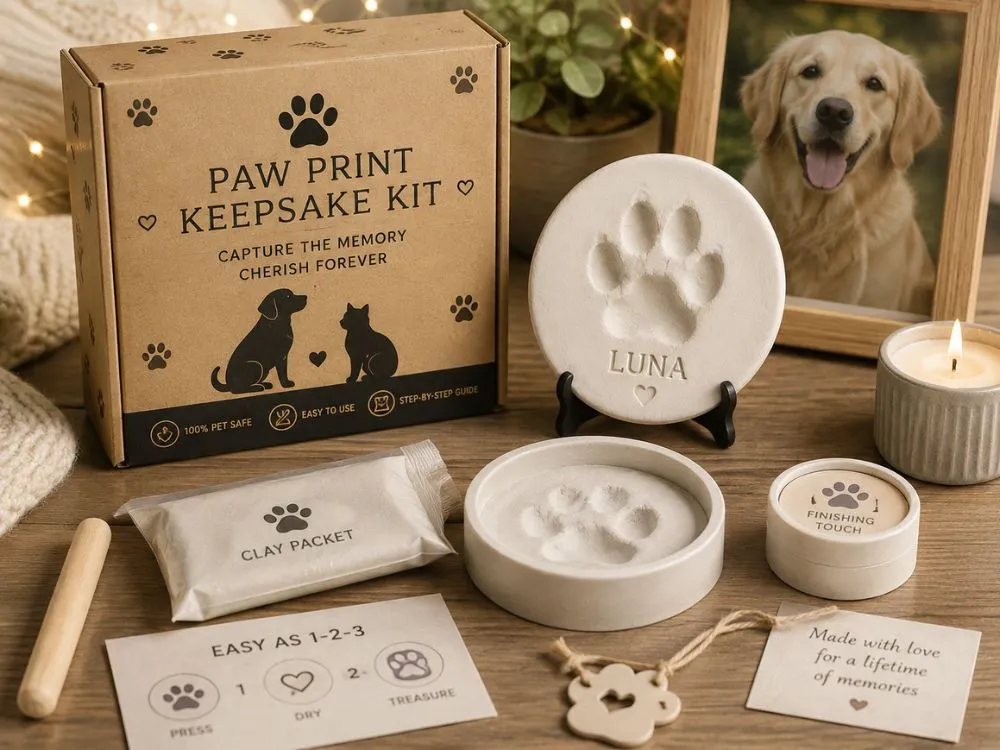 Paw Print Keepsake Kit