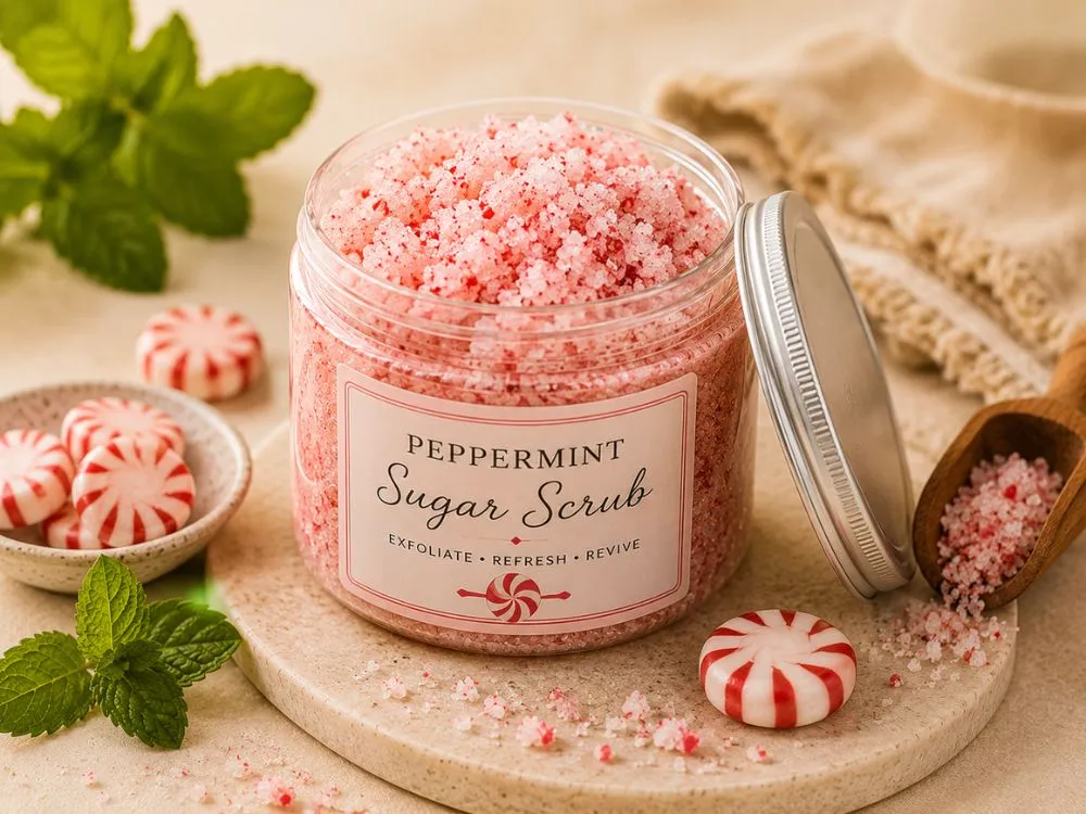 Peppermint Sugar Scrub