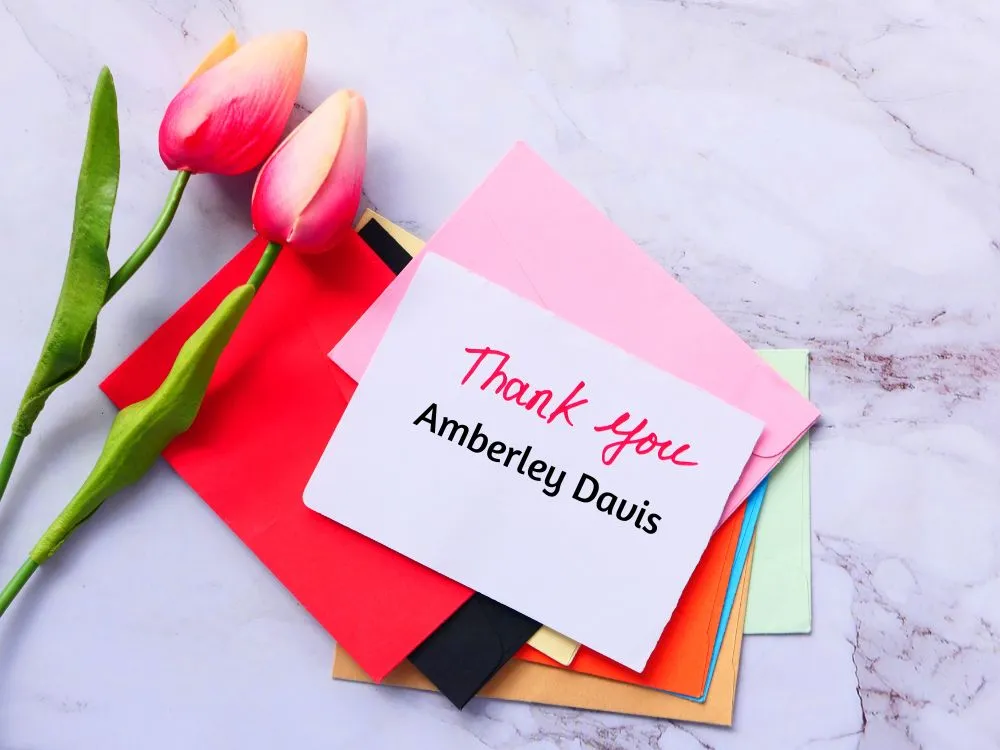 Personalized Thank-You Notes