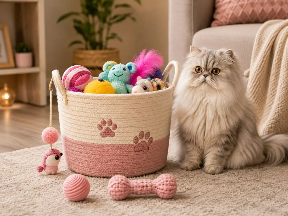 Pet Toy Basket