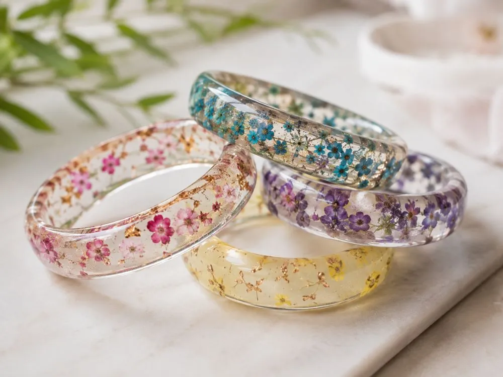 Resin made bracelets