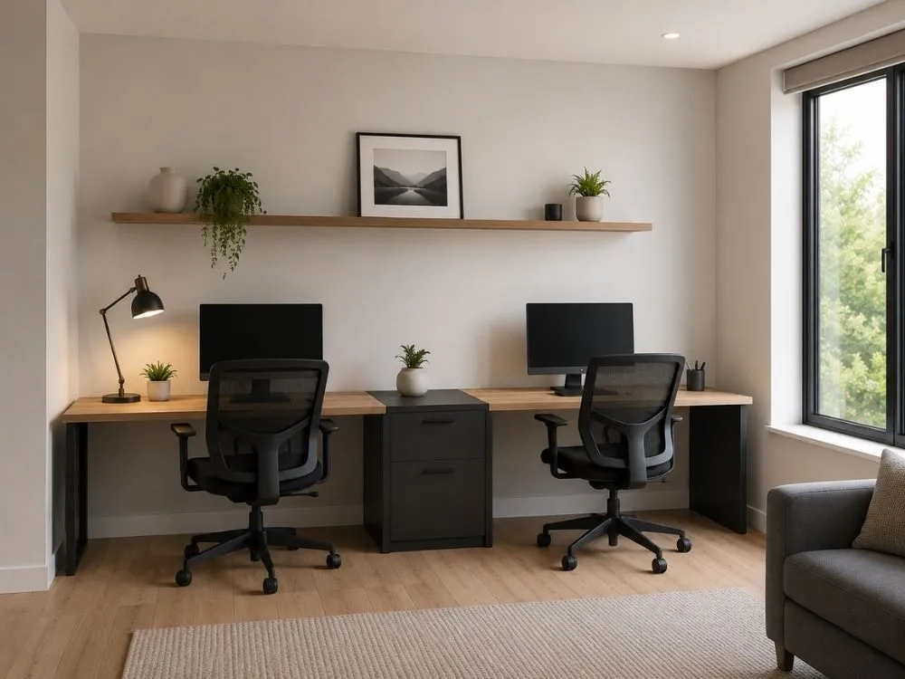 Shared Home Office Layout