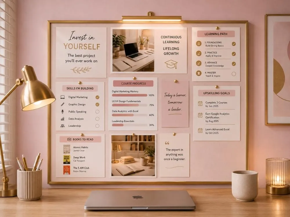 Skill & Learning Vision Board