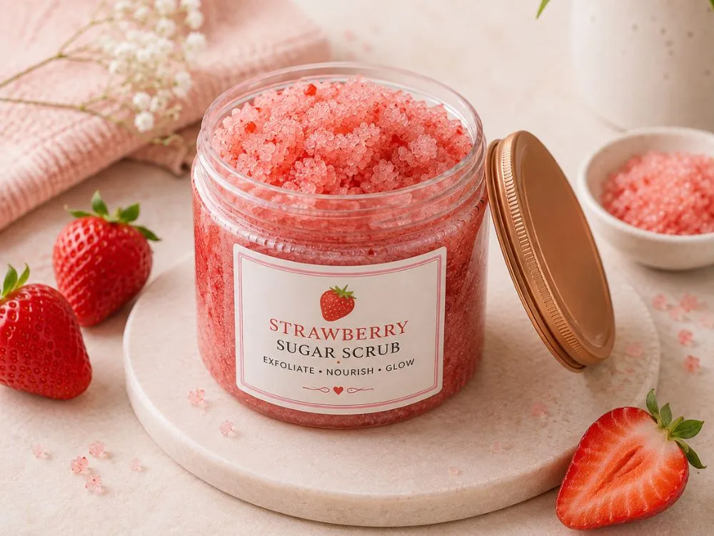 Strawberry Sugar Scrub