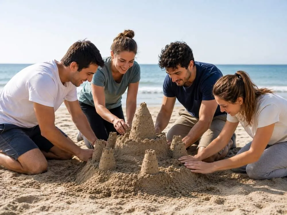 Team Sandcastle Building