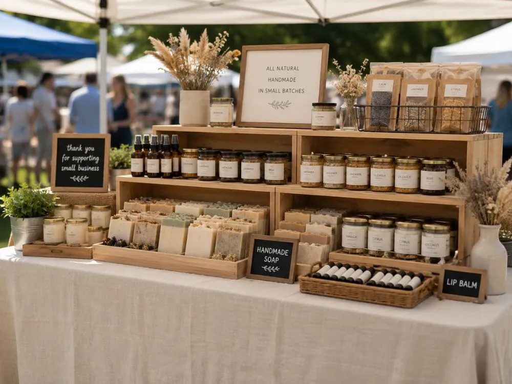 Tiered Table Booth