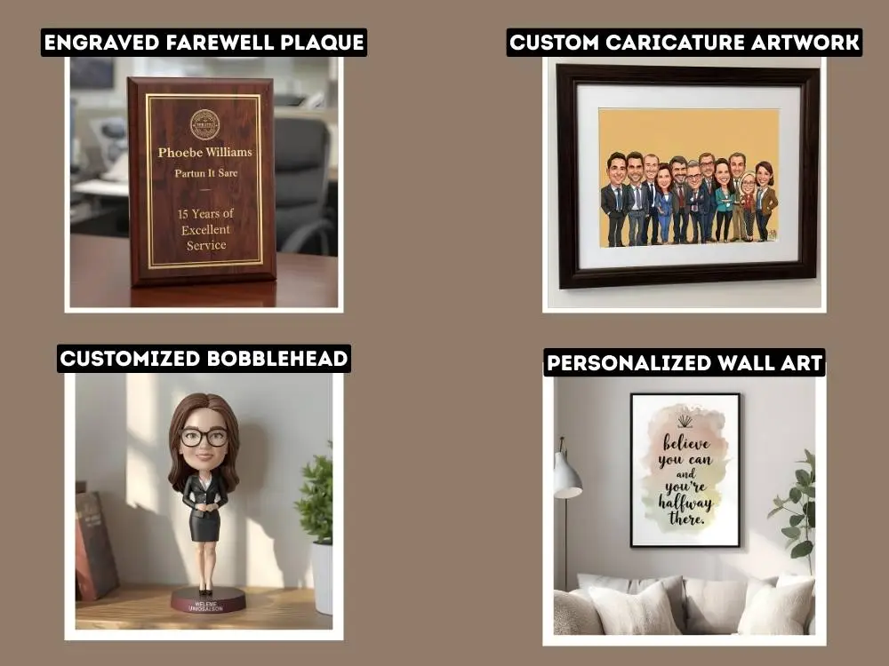 Farewell Gifts for Coworkers: Personalized Keepsakes