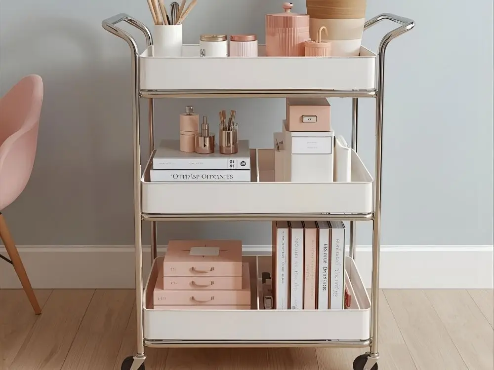 Small Home Office Ideas: Rolling Storage Carts