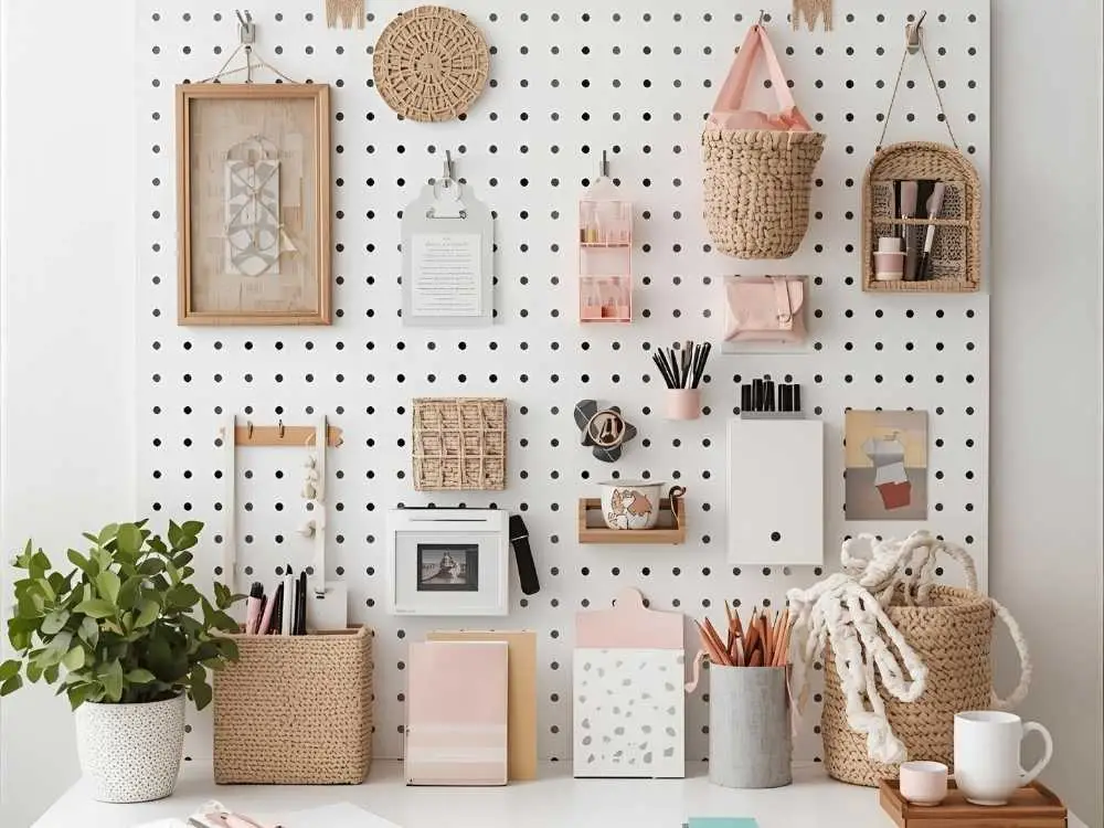 Small Home Office Ideas: Vertical Wall Storage