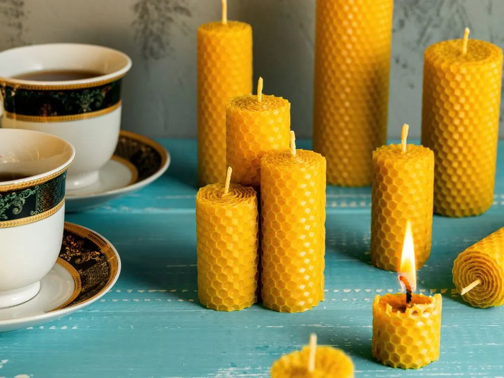 Beeswax Pillar Candle